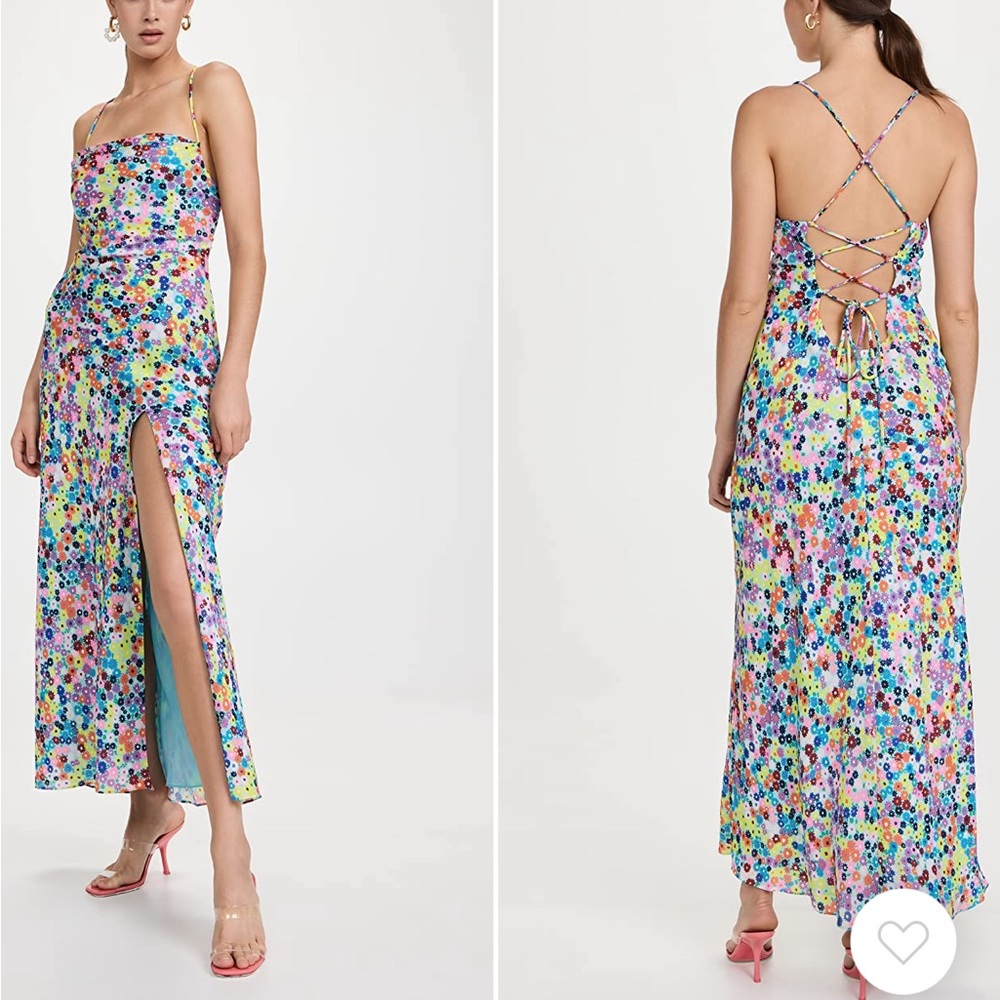 NWT Staud Bellamy Dress Midi